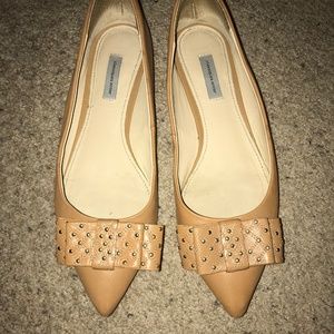 Studded Bow Classic Flats